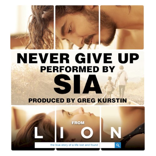 Okładka: Sia - Never Give Up